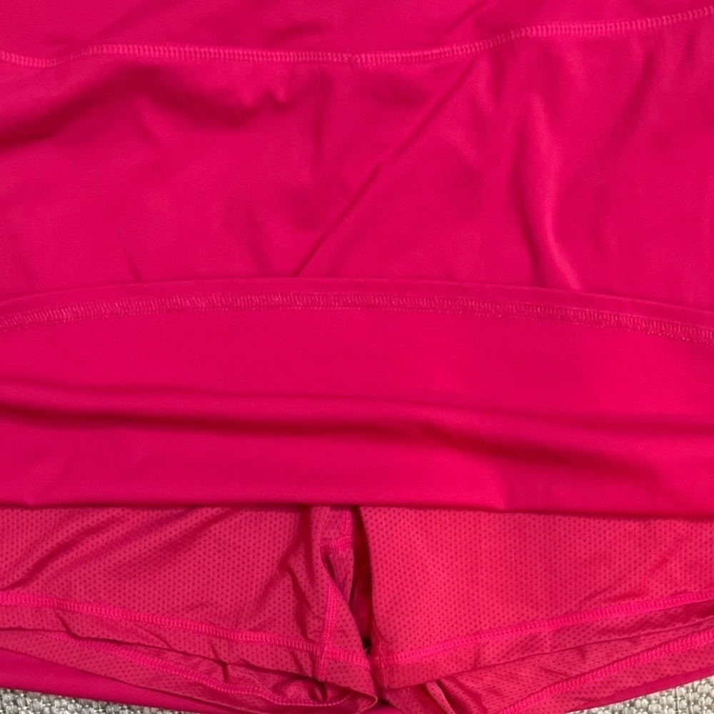 Gradual Womens 2XL Hot Pink Athletic Skort Tennis Golf Skirt Built-in Shorts New - Picture 4 of 4
